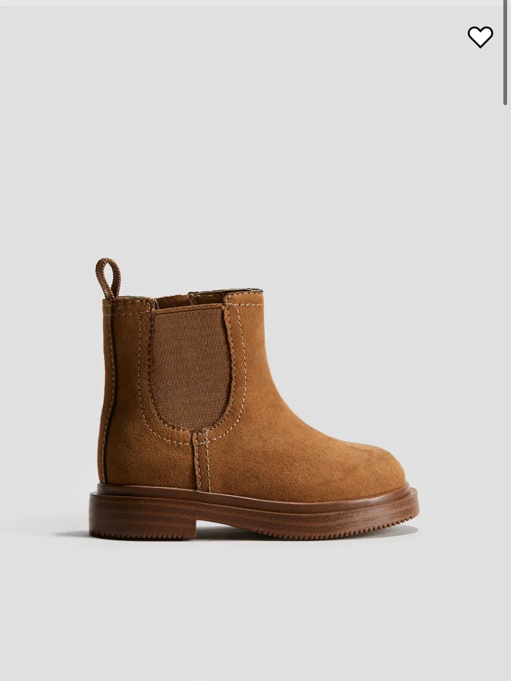 NWOT H&M Chelsea Boot in Lt. Brown